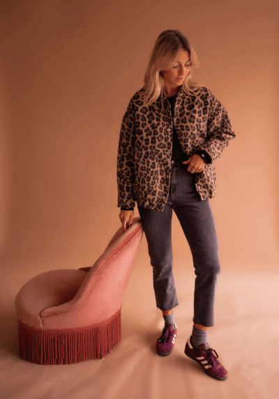 Daena | Luxe Wild Bomber Jacket