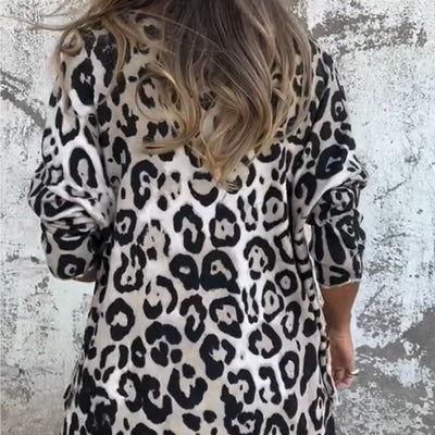 Lyka | Sleek Leopard Top